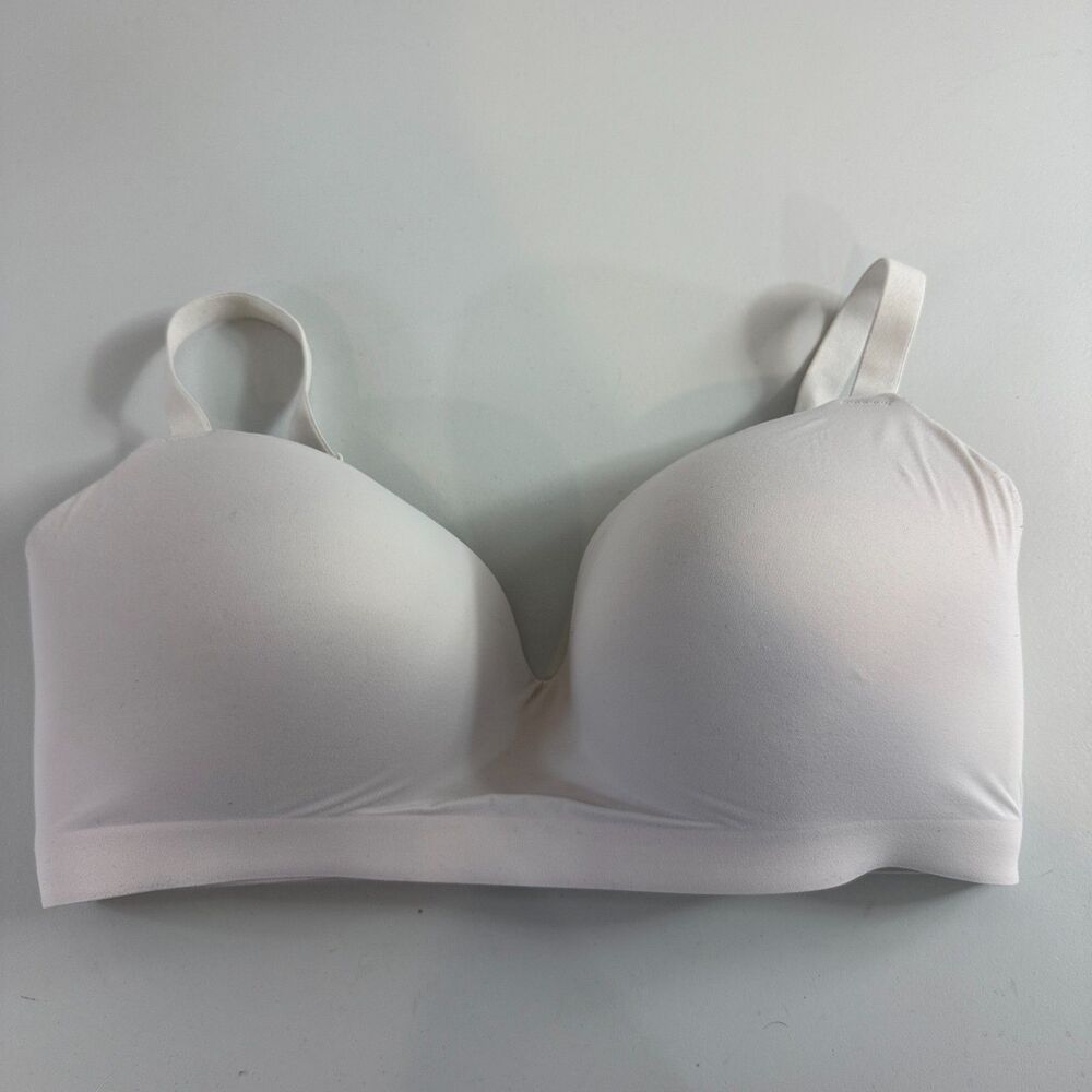 Soma Women's Enbliss Wireless Bra White Size 40D